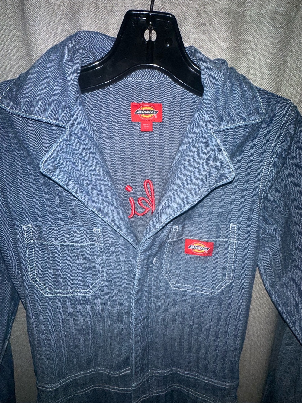 dickies denim jumpsuit - Picture 3 of 4